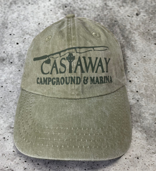 Castaway District Brand Distressed Hat