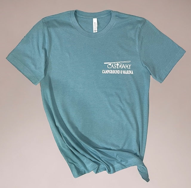 Adult Unisex Short Sleeve Castaway Logo Tee