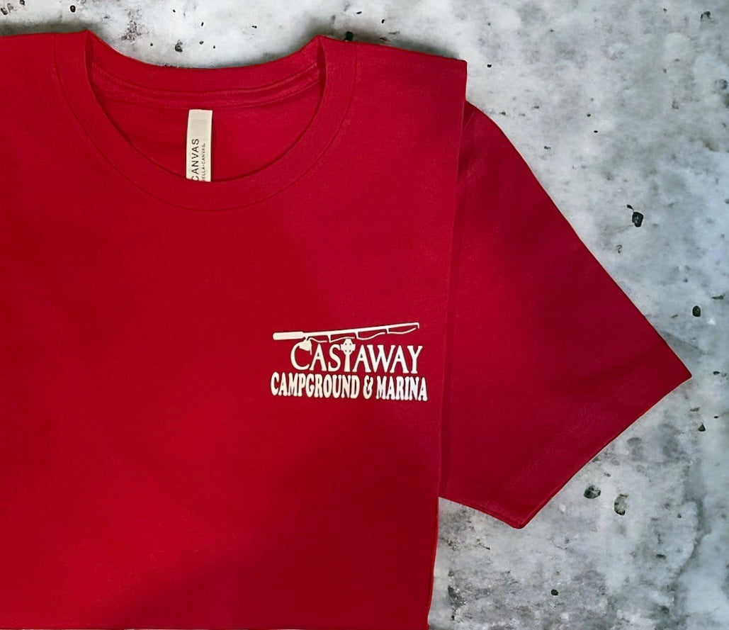 Adult Unisex Short Sleeve Castaway Logo Tee